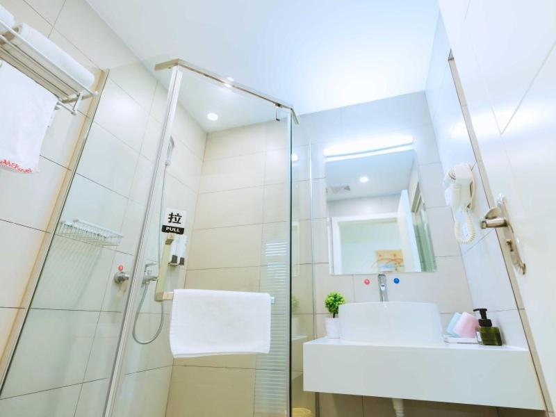 Shell Shanghai Jiadingbei Subway Station Shuping Road Hotel מראה חיצוני תמונה